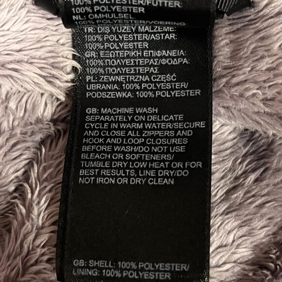 Women's The North Face Ladies Full Zip Osito Fleece Coat Jacket Grey Size Medium - Picture 6 of 9